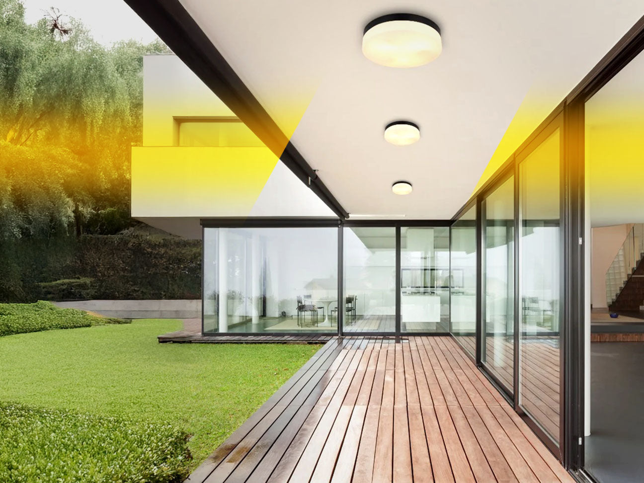 Cum selectezi plafoniera perfectă pentru exterior? Ghidul Lucente