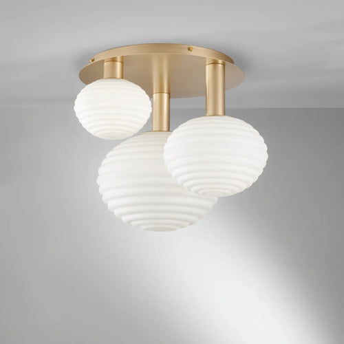 Plafoniera I-RIPPLE-PL3-ORO