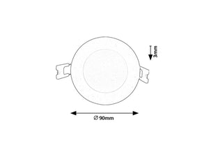 Spot Incastrat SHAUN2 3000K 71216