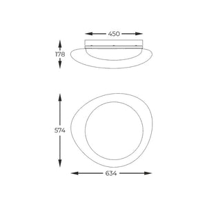 Plafoniera AURA FM2201001-570