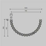Lustra AMULET MOD555CL-L28G3K