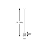 Lustra TAZZA P0590-01A-V7AC