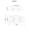 Plafoniera BLEVINS 67360D3