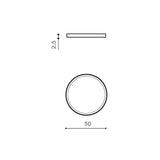 Plafoniera MALTA R 50 3000K WH AZ4249