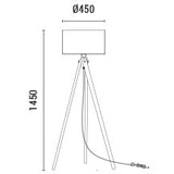 Lampadar MADERA 144-33070