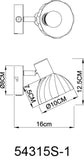 Aplica ZACHERY 54315S-1