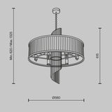 Candelabru FRAME MOD174PL-06G