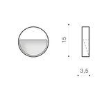 Aplica CASORIA ROUND BK AZ4366