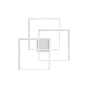 Plafoniera FRAME PL QUADRATO BIANCO 2700K 341316