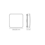 Plafoniera I-MOON-Q38-CCT