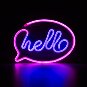 Aplica NEON HELLO FM-NL41