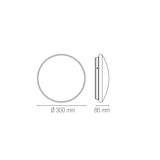 Plafoniera I-MOON-R30-CCT