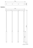 Lustra RYAN 15629W-4