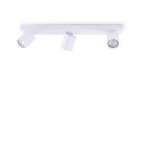 Plafoniera RUDY PL3 SQUARE BIANCO 294810