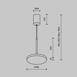 Lustra PLATO P076PL-L12W3K-BS