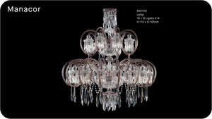 Candelabru MANACOR 650153/16+8 FUME