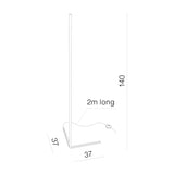 Lampadar JOHNNY DIGITAL LED RGB + REMOTE CONTROL WH AZ4755
