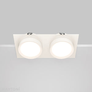 Spot Incastrat DOWNLIGHT HOOP DL086-02-GX53-SQ-W