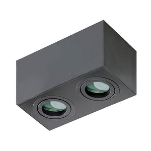 Spot Aplicat BRANT 2 SQUARE IP44 BLACK AZ2879