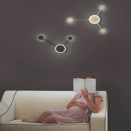 Plafoniera LED-ETERE-PL2 ORO