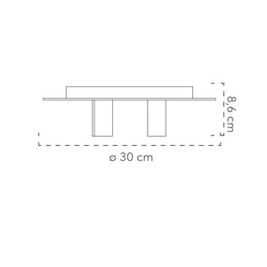 Plafoniera I-STRIKE-PL3-NER