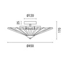 Plafoniera FLOAT 144-24075