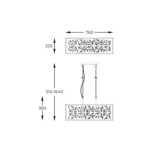 Candelabru SPRING P0578-06C-P7TF