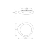 Plafoniera AURA FM2201001-470