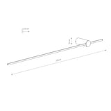 Aplica SABER LED L 3000K 11588