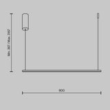 Lustra HALO MOD246PL-L16BK
