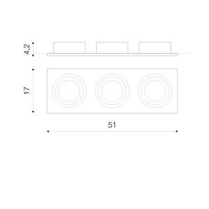Spot Incastrat SIRO 3 AZ0773