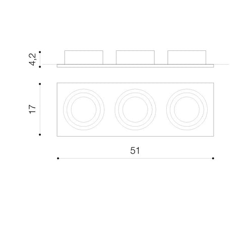 Spot Incastrat SIRO 3 AZ0773