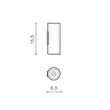 Aplica VELIA ROUND 2 BK AZ4399