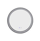 Oglinda Baie SERGIO 60 HEATED CCT SWITCH BK AZ5819