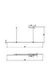 Lustra HALO MOD005PL-L48BSK