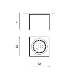 Spot Aplicat ECO ALEX V.2 WH AZ4318