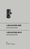 Deviator Cablu Sustinere I-DEVIATORE-NER / 3 buc