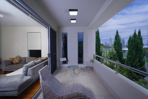 Plafoniera CASPER SQUARE 4000K BK AZ4497