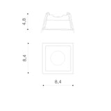 Spot Incastrat MILET BK AZ4076