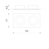 Spot Incastrat SIRO 2 AZ2806