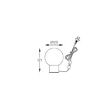 Veioza ARCTURUS T0454-01A-P7FZ