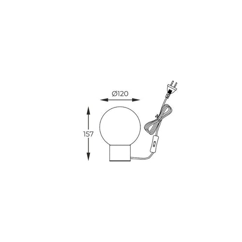Veioza ARCTURUS T0454-01A-P7FZ
