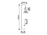 Lampadar RICARDO 74025