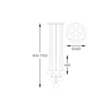 Lustra ARCTURUS P0574-07F-SDFZ