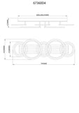 Plafoniera BLEVINS 67360D4