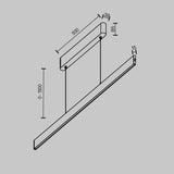 Lustra EPHORIA P109PL-36W2.7-6K-BS