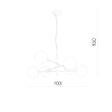 Candelabru OVIEDO 6 AZ4421