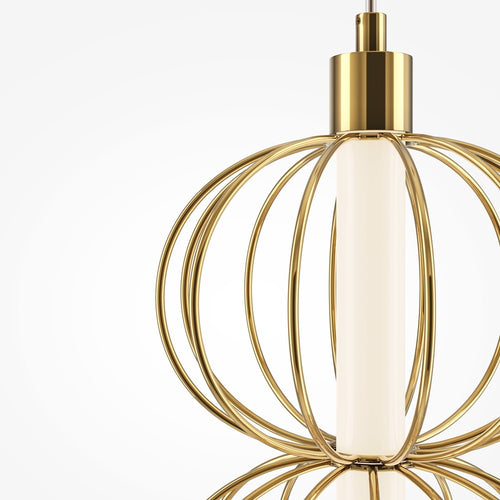 Lustra GOLDEN CAGE MOD216PL-L10G3K