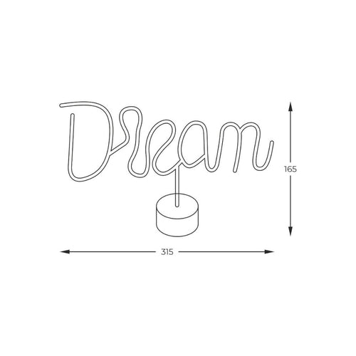Veioza NEON DREAM FM-JNL33