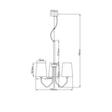 Candelabru I-SALLY-3-NER